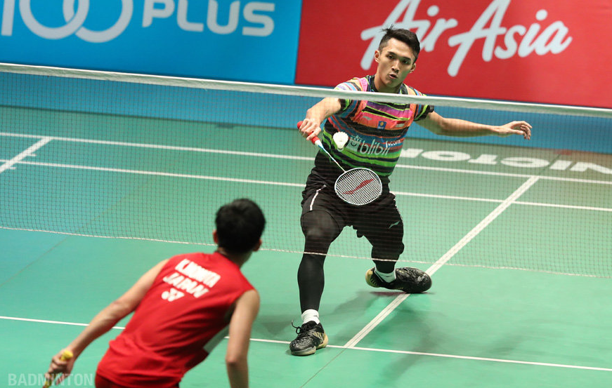 马来西亚队鏖战印尼队，桃田贤斗点燃赛场